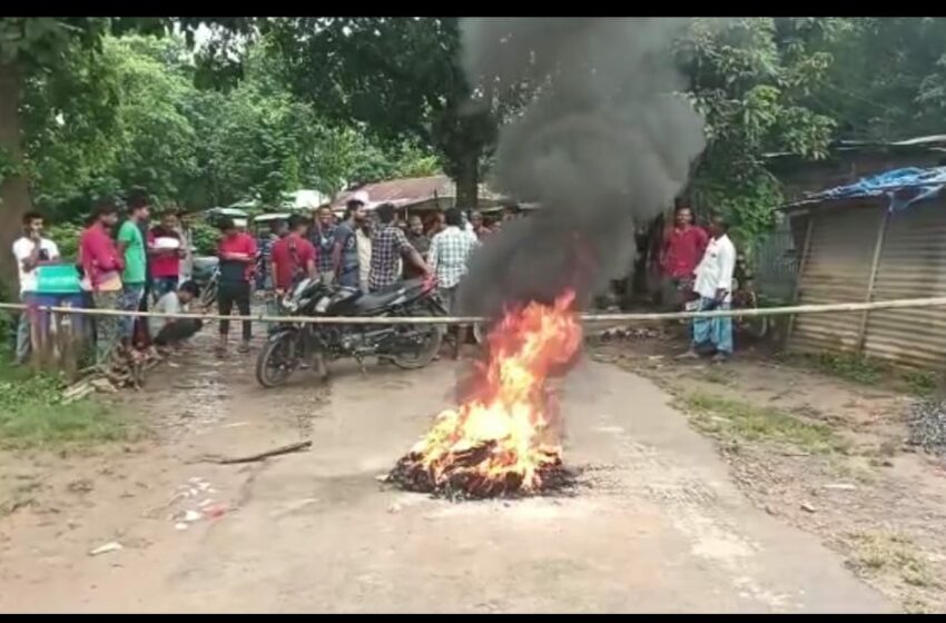  ধর্ষণকান্ডে অভিযুক্তকে গ্রেপ্তারের দাবীতে অবরোধ!!