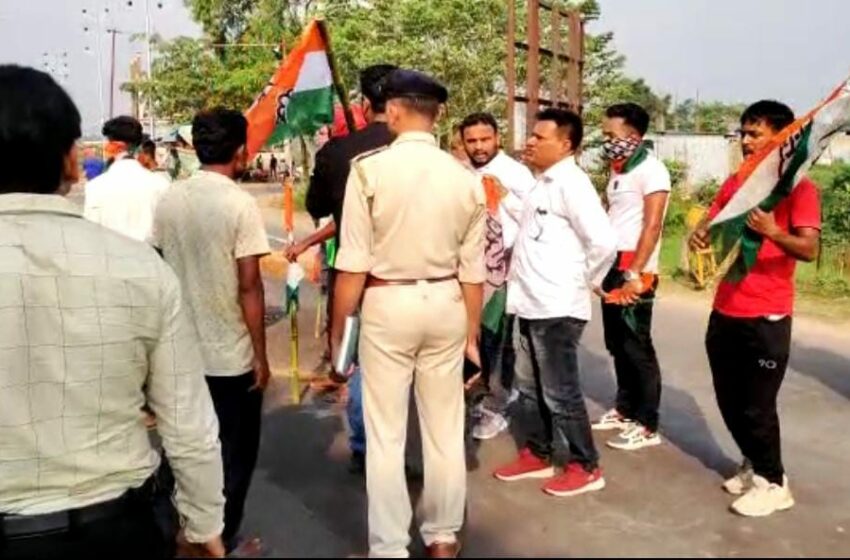  রাজনৈতিক সন্ত্রাসে উত্তপ্ত বিশালগড়, লাঠি -গ্যাস!!!