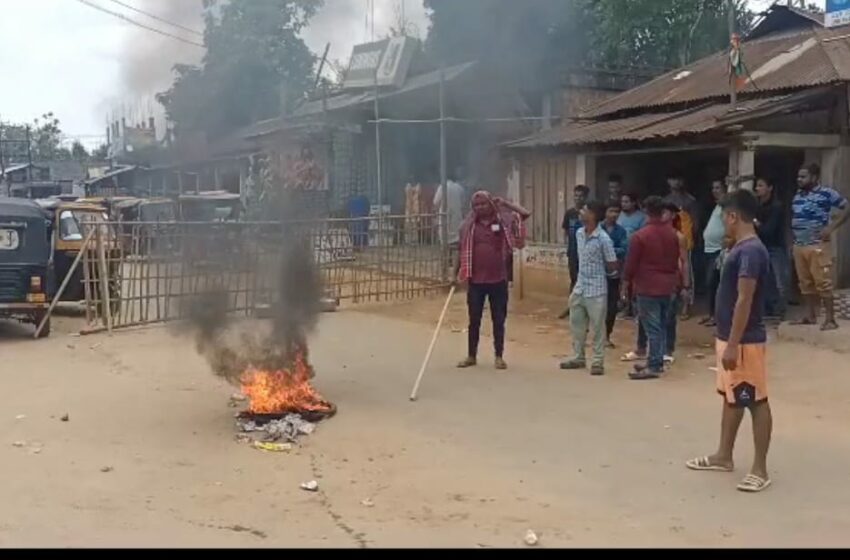  জলের দাবিতে প্রবল বিক্ষোভ!!