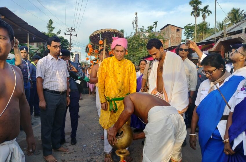  সপ্তাহব্যাপী ঐতিহ্যবাহী খারচি পুজোর সূচনা!!