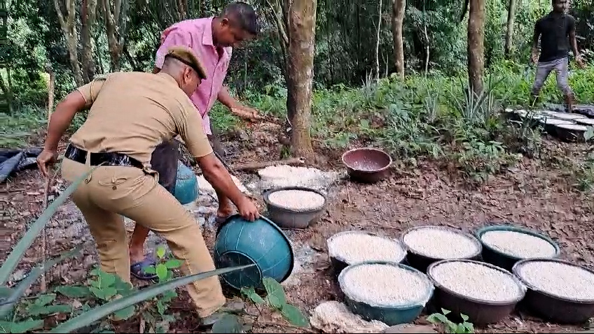  ধর্মনগর পুলিশের মদ বিরোধী অভিযান!