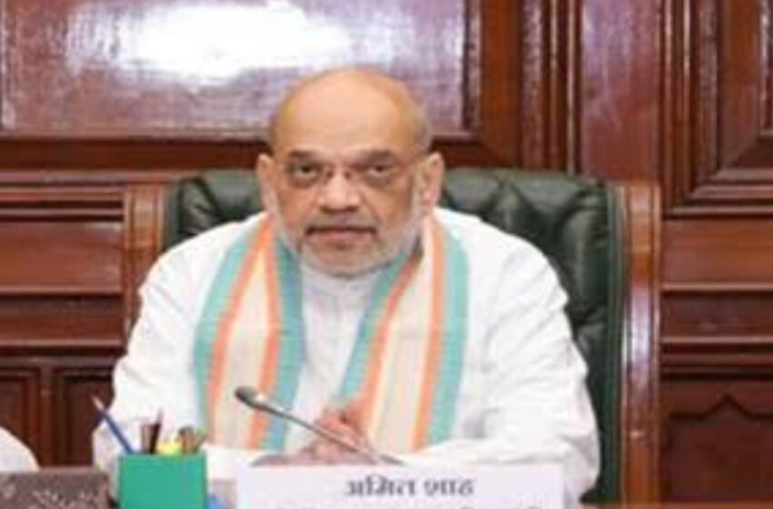 নয় রাজ্যের মুখ্যমন্ত্রীর সাথে ভার্চুয়াল বৈঠকে স্বরাষ্ট্রমন্ত্রী!!