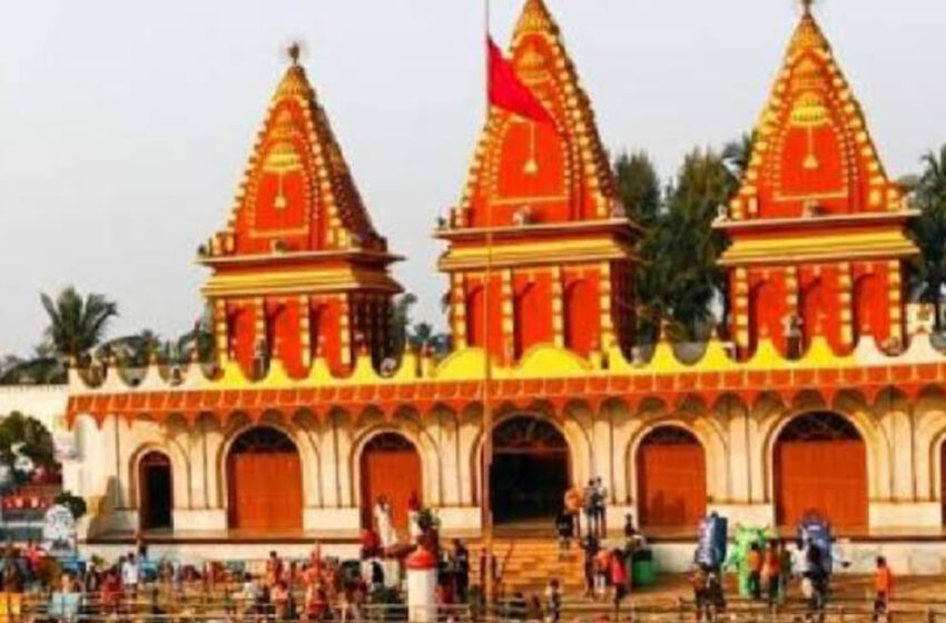  কপিলমুনি আশ্রমের সামনে প্রবল জলোচ্ছ্বাস!!